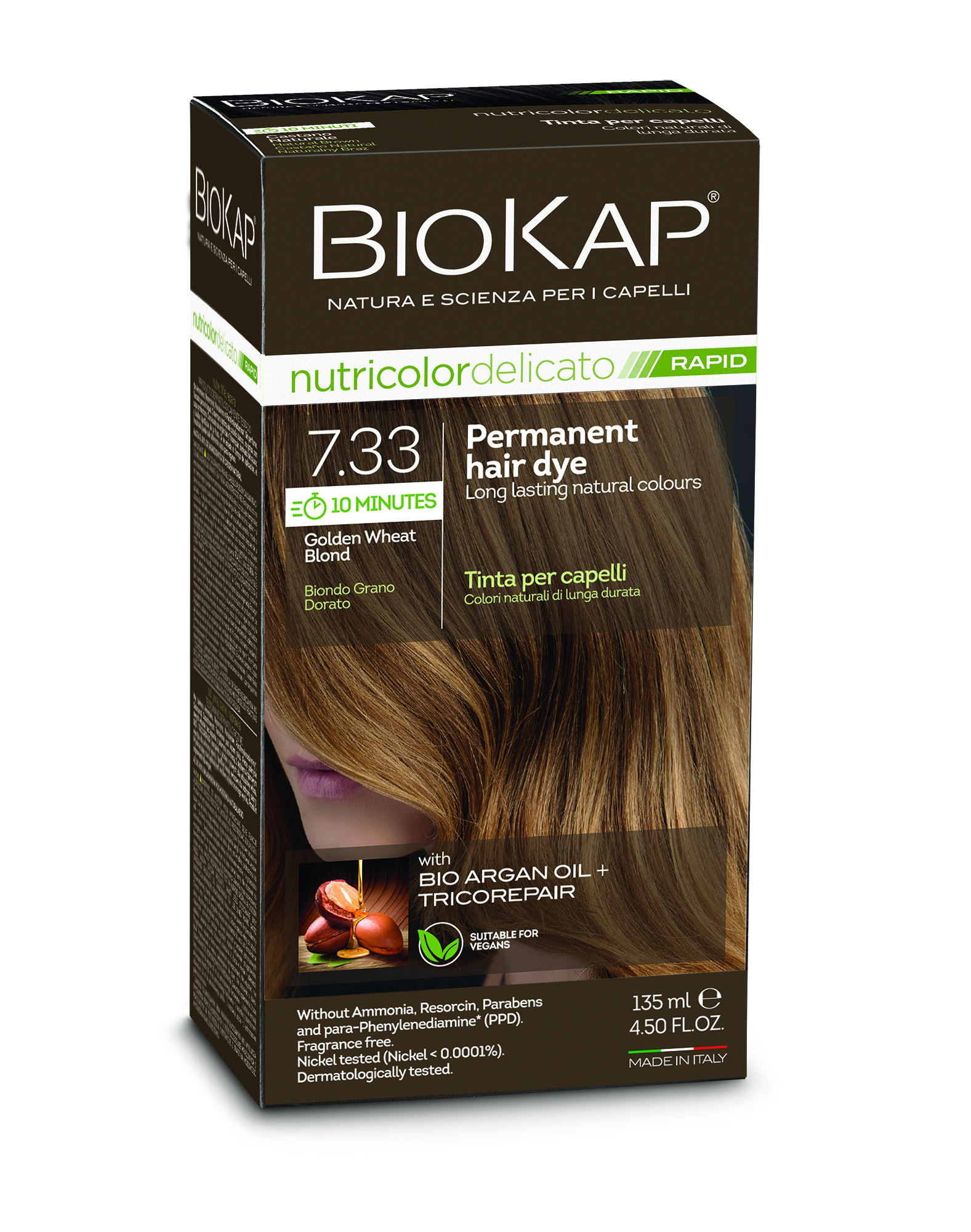 Biokap® NutricolorDelicato ///RAPID Permanent Hårfarve Pharma