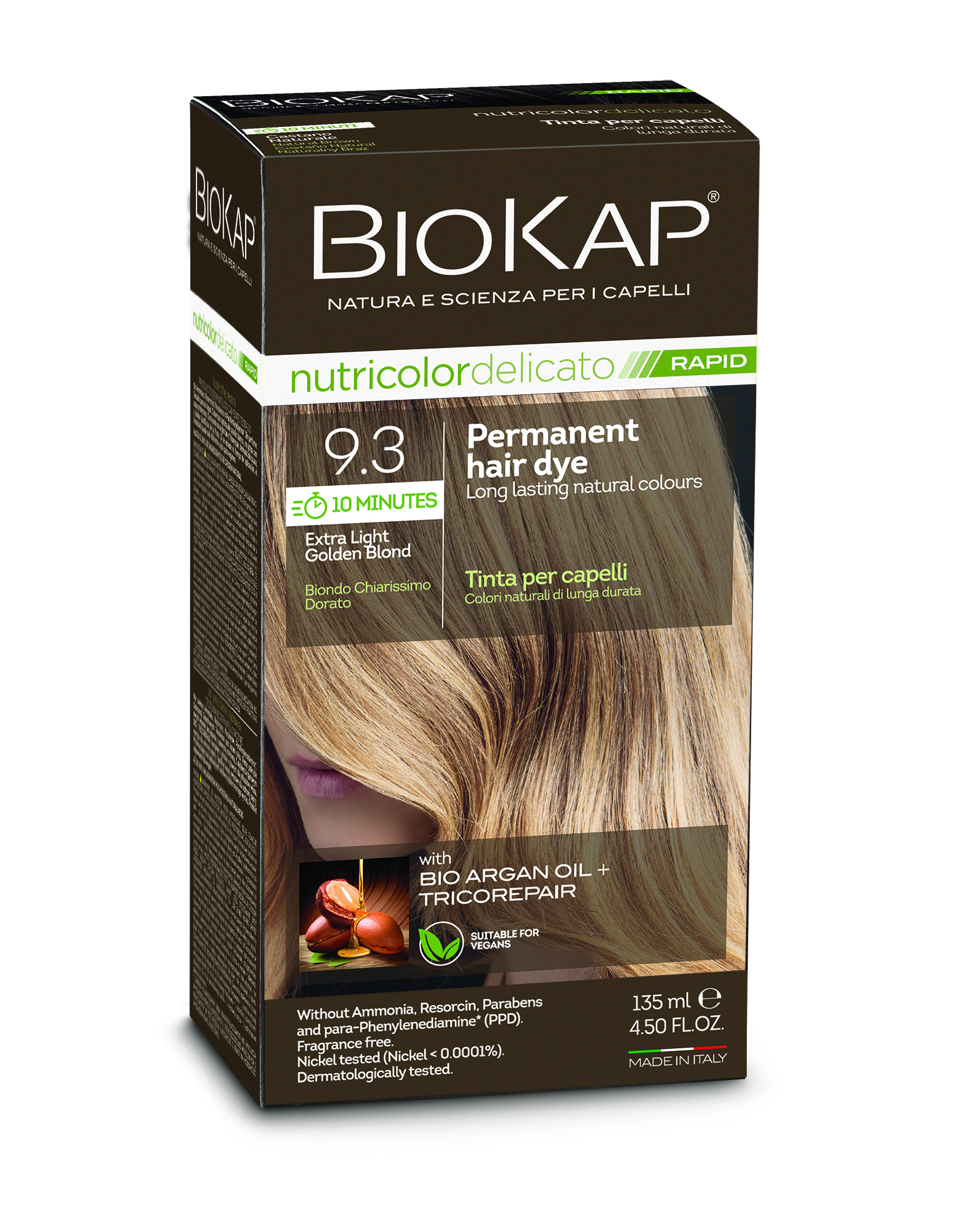 Lad os gøre det bomuld kupon Biokap® NutricolorDelicato ///RAPID – Permanent Hårfarve – Lime Pharma